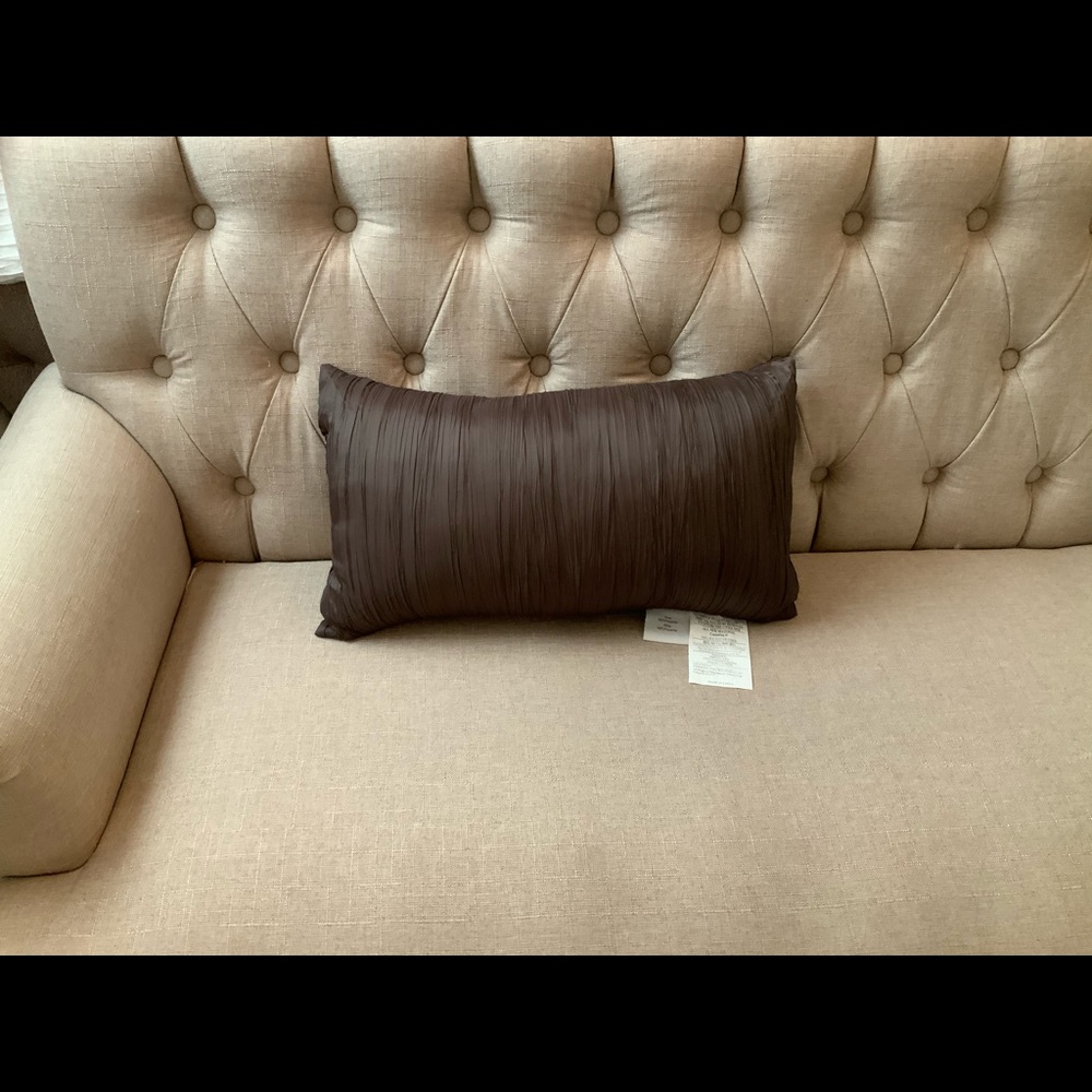 Brown and Beige Accent Pillows  NewWT